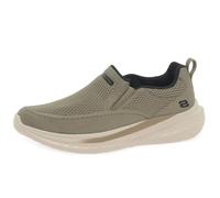 Skechers Homme Slade Royce, Taupe Knitted Mesh, 43 EU
