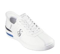 Skechers Homme Slip ins Mains Libres X Snoop Dogg-Doggy Air Basket, Cuir Blanc, 39.5 EU