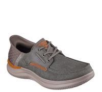 Skechers Homme Slip-ins RF: Hasting-NIKO MOC Toe Bungee Lace Slip-on Shoes Chaussure Bateau, Marron, 42 EU Large