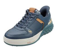 Skechers X Dogg Snoop Sizzle Toke Baskets à Enfiler pour Homme, Bleu Marine, 41 EU
