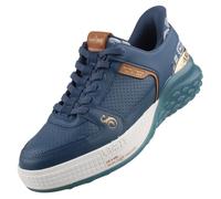 Skechers Homme Snoop Sizzle Toke Slip-Ins Basket, Navy Leather, 48.5 EU