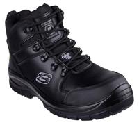 Skechers Homme Speed-Flex Trekker Botte de Protection Incendie et de sécurité, Black Textile/Synthetic, 45.5 EU