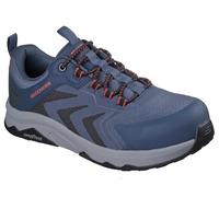 Skechers Homme Speed-Flex Trekker Nordown Botte de Protection Incendie et de sécurité, Black Red Trim Textile/Synthetic, 43 EU