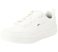 Skechers Homme Sport Court 92 Pouf Baskets, Duraleather Blanc, 45.5 EU