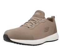 Skechers Homme Squad SR Myton Chaussure de Professionnel de la santé, Taupe, 43 EU