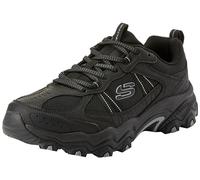 Skechers Homme Endurance à Trekking Low Cut, Bordure en Maille synthétique Noire, 44 EU