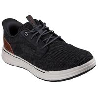 Skechers Homme Sterling Ramone Basket, Black Knitted Mesh, 41.5 EU
