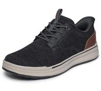 Skechers Homme Sterling Ramone Basket, Black Knitted Mesh, 43 EU