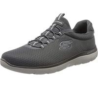 Skechers Homme Moab Drift 2 Strap Sandales de Randonnée, Gris (Charcoal Mesh/Trim Char), 45.5 EU