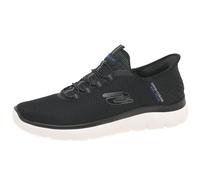 Skechers Espadrilles Summits High Range Homme – Mesh noir, liseré blanc – 40 EU