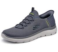 Skechers Baskets Homme Summits High Range – Enfilage mains-libres, Semelle Air-Cooled – Charcoal 46