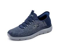 Skechers Espadrilles Summits Key Pace Homme – Maille bleu marine – Taille 45 EU