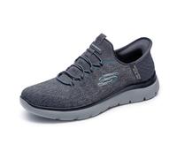 Skechers Homme Summits Key Pace Espadrilles | Chaussons mains libres, mousse à mémoire de forme refroidie à l'air, lavable en machine, végétalien, décontracté