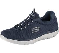 Skechers Homme Summits Sneaker Basse, Navy Mesh/Trim, 45.5 EU