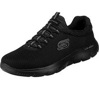 Skechers Homme Summits Sneaker, Black Mesh/Trim, 40 EU