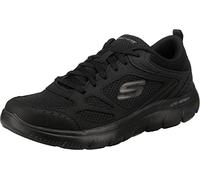 Skechers Homme Summits South Rim Espadrilles, Black Leather/Mesh/Trim, 41 EU