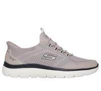 Skechers Homme Summits Top Rate Espadrilles | Baskets bleues, lacets élastiques, mousse à mémoire de forme, végétalien, homme, chaussures