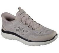 Skechers Homme Summits Top Rate Espadrilles, Taupe Mesh/Black TPU, 43 EU