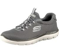 Skechers Baskets Summits Homme Enfiler Respirantes Gris Taille 46