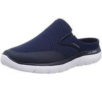 Skechers Homme Summits Vindicator Sneaker, Navy Textile/Trim, 45 EU