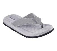 Skechers Homme Tantrique Sandales, Gray Canvas, 41 EU