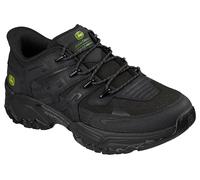 Skechers Homme Terraform Pierce Baskets, Black Leather Synthetic Textile, 43 EU