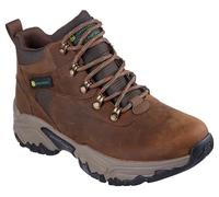 Skechers Homme Terraform Veckman Botte de randonnée, Dark Brown Leather/Duraleather/Mesh/Trim, 45.5 EU