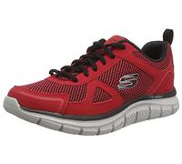 Skechers Homme Track BUCOLO Chaussures de Running, Rouge, 42.5 EU