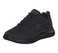 Skechers 232298 BBK, Basket Homme, Tricot noir/bordure noire, 39 EU