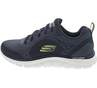 Baskets basses hommes Skechers TRACK - GLENDOR Bleu 42