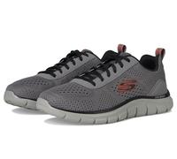 Skechers Chaussure À Lacets Pour Hommes Track Leshur En Charbon/Orange, 5.5-13
