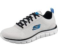 Skechers Homme Track RIPKENT Basket, White, 48 EU