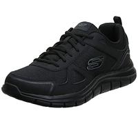 Skechers Homme Track Scloric Baskets Basses, Noir/Blanc, 46 EU Large