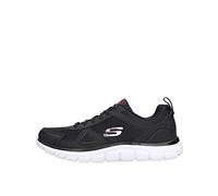 Skechers Chaussures Track Scloric - Homme - Tige textile, Lacets - Noir 44 EU