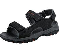 Skechers Homme TRESMEN Garo Sandale, Black, 44 EU