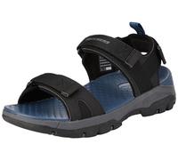Skechers Homme Tresmen Ryer Sandales, Maille synthétique Noire, 44 EU