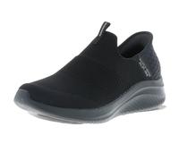 Skechers Homme Ultra Flex 3.0 Cozy Streak Chausson, Black Knit/Trim, 35.5 EU