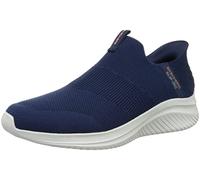 Skechers Homme Ultra Flex 3.0 Smooth Step Hands Free Slip-ins Mocassin, Navy Knit/Trim, 41.5 EU Large