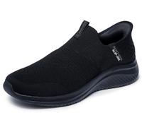 Skechers Chaussures Homme Ultra Flex 3.0 Smooth Step Hands Free Slip-ins Mocassin Noir 45 EU Large