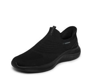 Skechers Homme Ultra Flex 4.0 CALVERA Baskets, Black Knit, 44 EU