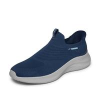 Skechers Homme Ultra Flex 4.0 CALVERA Baskets, Navy Knit, 46 EU