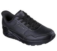 Skechers Chaussures Homme Uno Banksia Luxe à enfiler mains libres Noir 47,5 EU