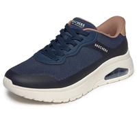 Skechers Homme Uno Flex Step N Knit Slip-in ENTRAINEUSE, Navy Hot Melt/Knit/Tan Trim, 43 EU