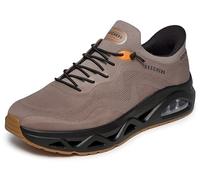 Skechers Homme Uno Glide-Step Air Gliders Slip-in ENTRAINEUSE, Brown Knit Black Trim, 44 EU
