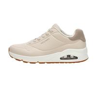 Skechers Homme Uno Harry Kane Air Basket, Taupe Duraleather/Taupe Suede, 45 EU
