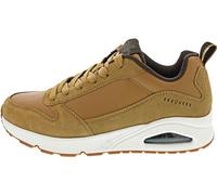 Skechers Homme UNO-STACRE Baskets, Whiskey Leather/PU/Trim, 43 EU