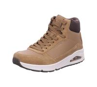 Skechers Homme Uno Stacre Mid Basket, Wheat Suede/Duraleather/Mesh, 41.5 EU