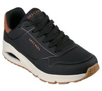Skechers Men's Uno Suited on Air Sneaker, Noir, 45.5 EU