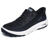 Skechers Homme Urban Explore Slip-In ENTRAINEUSE, Black Textile/Synthetic/White Trim, 42.5 EU