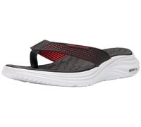 Skechers Sandales Homme Vapor Foam Sayto – Noir KPU, liseré rouge – 41 EU